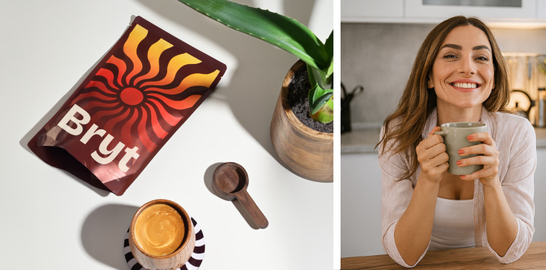 Bryt Mushroom Coffee packaging